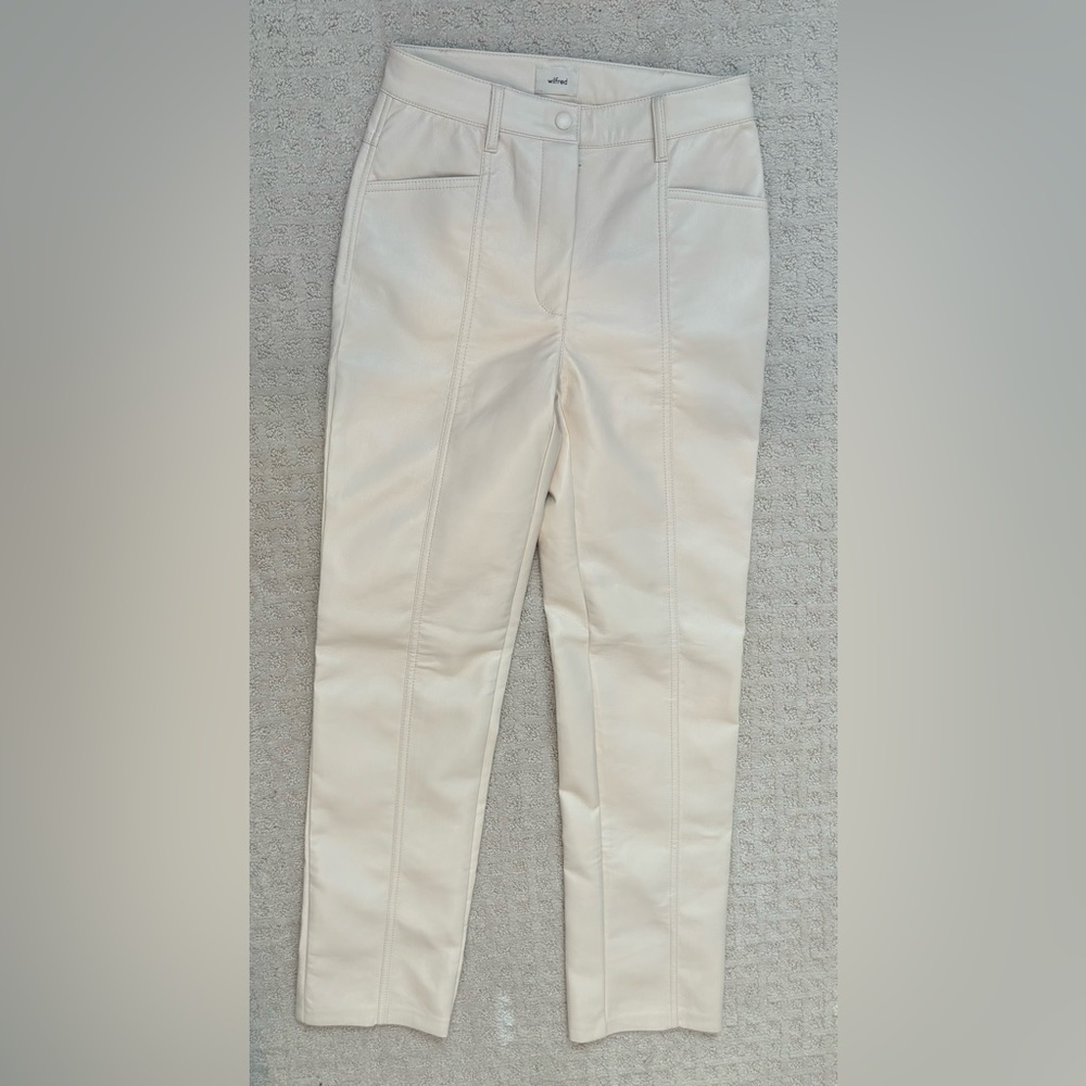Aritzia Wilfred Rebel Pant | Size 0 | Birch